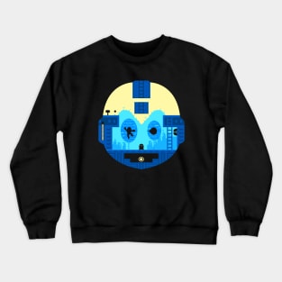 Retro Game Robot Crewneck Sweatshirt